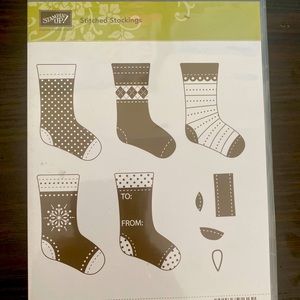 Stampin up! Stitched Stockings Stamp set